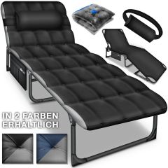 Tillvex opklapbaar campingbed met draagtas, ligkussen en nekkussen , veldbed, opklapbed, logeerbed, kamperen